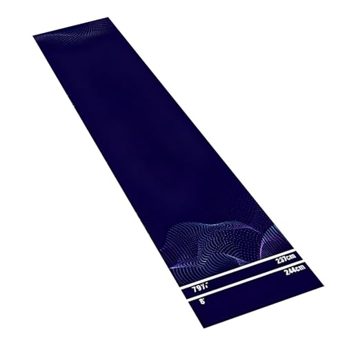 Darts Dartboard Mat | Non-Slip with Launch Line, Crystal Velvet, Portable, Darts Protective Mat | Games Room, Tournament, Sports Club, Office, Rest Room, - size: B