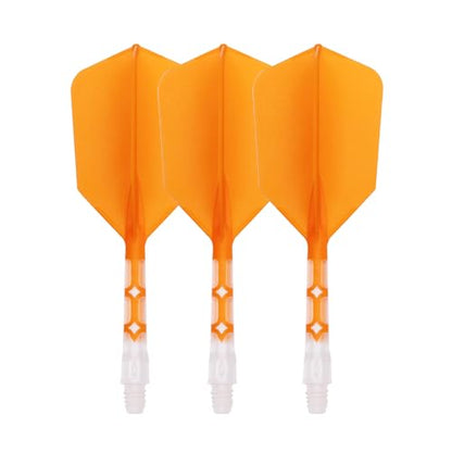 CUESOUL ROST T19 Integrated Dart Shaft and Flight Slim Shape M Size 28mm - color: Orange