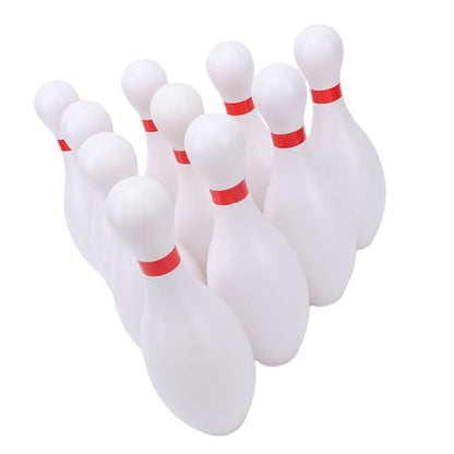 Plastic Kids Bowling Set with Lightweight Balls for Family Game Nights Educational Entertainment