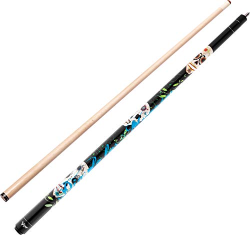 Viper by GLD Products Underground 58" Pool Cue - color: Dia de los Muertos, size: 18 Ounce