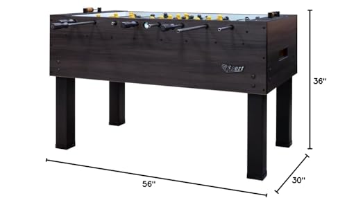 Tornado Sport II Foosball Table Soccer Game (Weathered Walnut)