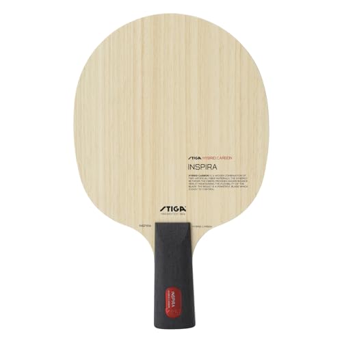 STIGA Inspira Hybrid Carbon Table Tennis Blade, Offensive Professional Blade with Maximum Control & Power - style: Inspira Hybrid Carbon - Pen