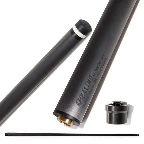100% Carbon Fiber Shaft, Black Technology Shaft of Pool Cue Front Part for Billiard Play/Break/Snooker Cue Shaft with Foam- 737 mm,745mm,765mm - color: Uniloc for PREDATOR, size: 12.9*21.4*737