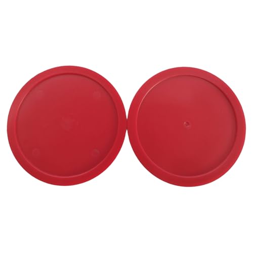 3.25-Inch (82mm) Heavy-Duty Air Hockey Pucks - Set of 2/5 - Durable 7mm Thick Pucks for Standard & Commercial Air Hockey Tables - Smooth & Fast Gameplay