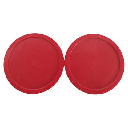 3.25-Inch (82mm) Heavy-Duty Air Hockey Pucks - Set of 2/5 - Durable 7mm Thick Pucks for Standard & Commercial Air Hockey Tables - Smooth & Fast Gameplay