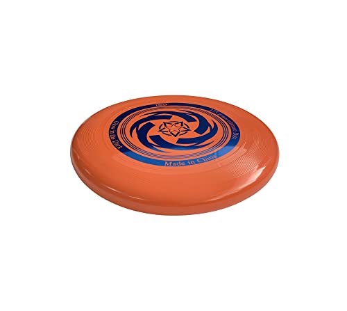Glow in the Dark Ultimate with Soft Grip Frisbee Disc 175 Grams,10.5 inches Sport Disc, Great for Backyard, Park, Beach, Camping, pet and More - color: Red