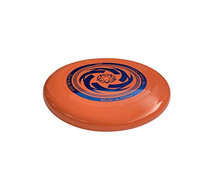 Glow in the Dark Ultimate with Soft Grip Frisbee Disc 175 Grams,10.5 inches Sport Disc, Great for Backyard, Park, Beach, Camping, pet and More - color: Red