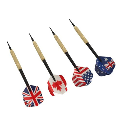 Soft Tip Dart Set, Plastic Tip Darts Set, Soft Tip Darts Set with 50 Dart Tips 12 Flights Shafts Barrels for Electronic Dart Board