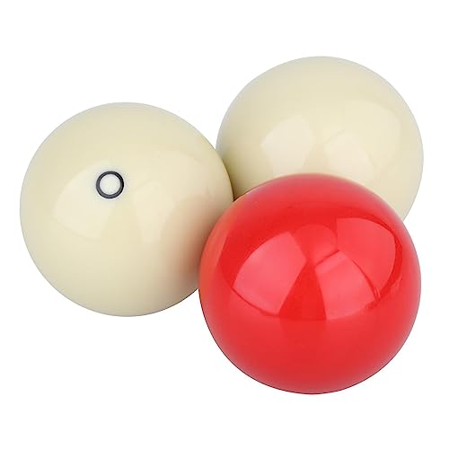 Colaxi 3Pcs Carom Balls Set Improve Skills Billiard Pool Balls for Men Beginner