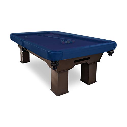 Covers & All Pool Table Cover, Made of 18 Oz Cover Tuff, Waterproof, Ideal for Extreme Weather (124" W x 72" D x 8" H, Blue) - color: Blue, size: 124" W x 72" D x 8" H