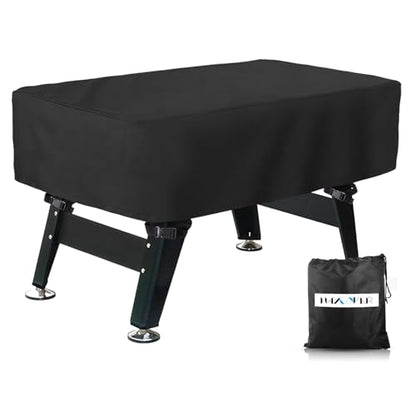 Outdoor Soccer Foosball Table Cover Waterproof Dustproof Universal Patio Coffee Chair Billiard Game Room Cover Black 300D Oxford Cloth 63 x 45.3 x 19.7 Inch