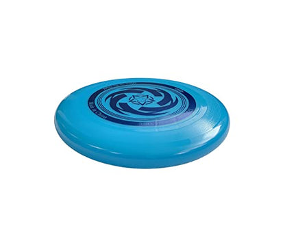 Glow in the Dark Ultimate with Soft Grip Frisbee Disc 175 Grams,10.5 inches Sport Disc, Great for Backyard, Park, Beach, Camping, pet and More - color: Blue