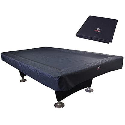 7/8/9FT Heavy Duty 600D Polyester Canvas Billiard Pool Table Cover(7 Colors Available) (Black, 9-Foot) - color: Black, size: 9-Foot