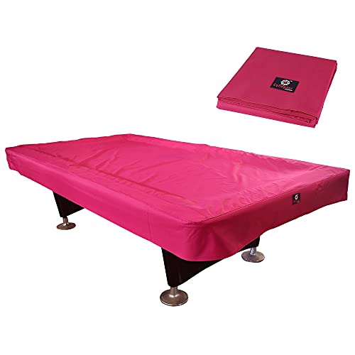 7/8/9FT Heavy Duty 600D Polyester Canvas Billiard Pool Table Cover(7 Colors Available) (Wine Red, 9-Foot) - color: Wine Red, size: 9-Foot