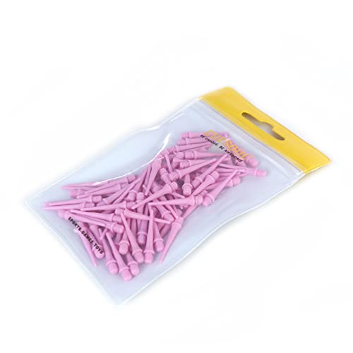 CUESOUL TOUCH-24.5mm Point Soft Dart Tip Point for Dart Tip Replacement - color: Pink