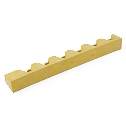 Ruilogod Rubber Snooker Table Billiard Wall Mounted 6 Cue Sticks Rack Holder Pool Yellow (id: 0e4 871 684 129 15d