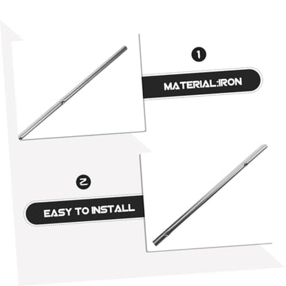 Abaodam 2pcs Foosball Table Replacement Rods Durable Iron Handles for Soccer Game Table Easy Setup and Operation Strong and Convenient Accessory