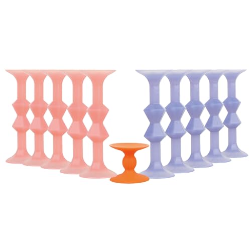 11Pcs Diamond Styled Valentine's Day Silicone Suction Cup Dart Game Pictionary Game for Family Party (Solid Color) - style: Solid Color