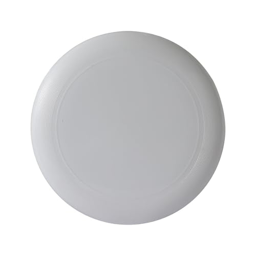 Professional Outdoor Sports Flying Disc Beach Competition Saucer Toss Disc for Training and Outdoor Games Durable Swivel Flying Disc - color: 1 white frisbee