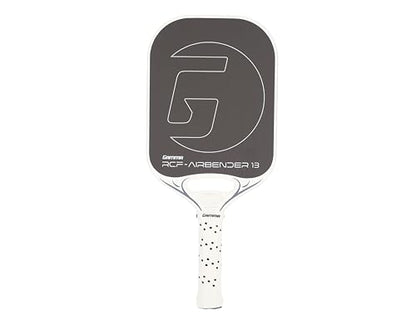 GAMMA RCF Airbender Pickleball Paddle, Raw Carbon Fiber, Customizable Handle Weight System & Aerodynamic Open Throat w/Shock Absorbing Gel Insert, 22mm & 16mm - style: 13 MM - Paddle Only