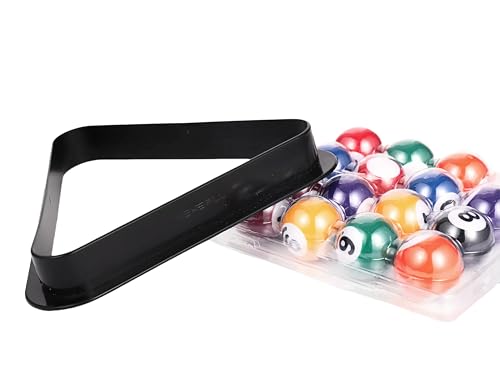 Mini Pool Tables for Kids Indoor Pool Table with Cues, Balls & Accessories, Wooden Tabletop Game Set, Parent-Child Interaction Game