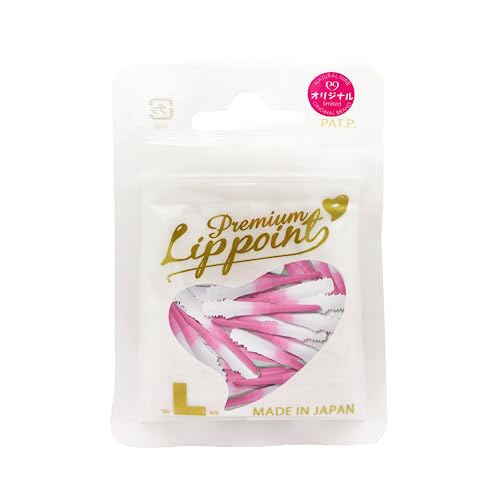 L-style Premium Lippoint - Soft Tip Dart Points - Regular Length - color: Strawberry 2-Tone