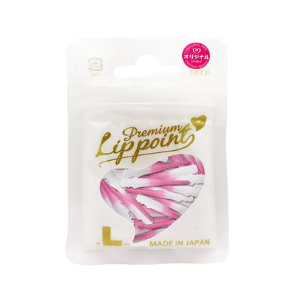 L-style Premium Lippoint - Soft Tip Dart Points - Regular Length - color: Strawberry 2-Tone