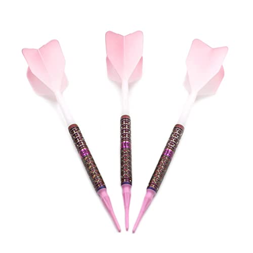 CUESOUL Cocktail/COLA Beer/Draft Beer with Oil Paint Finished-19g/20g/21g Soft Tip 90% Tungsten Dart Set - color: Pink Lady Cocktail-19