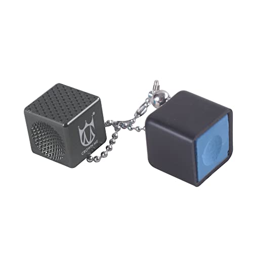 CROWN ME Billiard Billiard Pool Cue Tip Tool Cube, Cube tip Tool,Billiard Chalk Holder, cue tip Repair Tool, Billiard cue Accessories