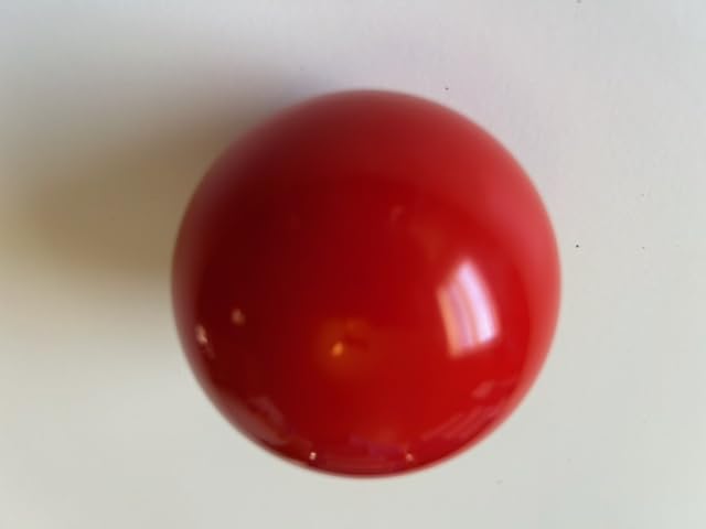 BuyBocceBalls Listing - Premium Quality, Official Tournament-Grade Pallino or Pallina for Bocce - Regulation Size 60mm - Red - Use with 100, 107 or 110+mm Bocce Balls