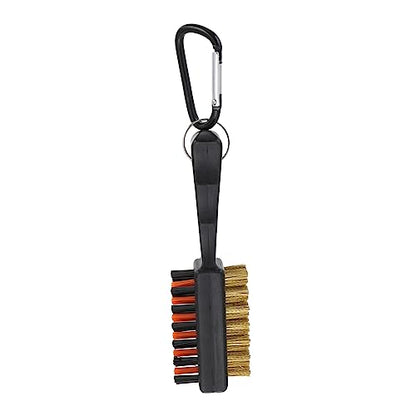 balacoo Double-Sided Golf Club Cleaner Brush with Wire and Bristles Lightweight and Portable Golfing Tool for Efficient Groove Cleaning and Easy Carrying