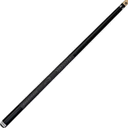 Pure X 58" 2-Piece North American Hard Maple Billiard Pool Cue Stick, Midnight Black, 19oz