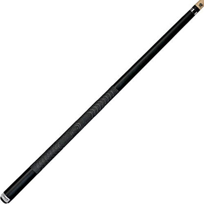 Pure X 58" 2-Piece North American Hard Maple Billiard Pool Cue Stick, Midnight Black, 19oz