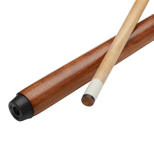 Viper 48-Inch 18-Ounce Commercial House 1 Piece Canadian Maple Billiard Pool Cue with 13mm Le Pro Leather Tip, Brown