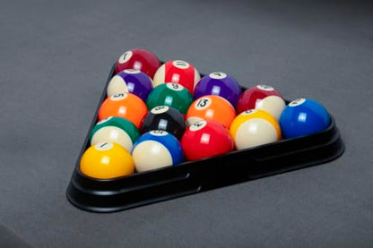 Mizerak Regulation Pool Ball Set – 2.25″ Billiard Balls – High-Gloss Finish, Inlaid Numbers, Chip & Crack Resistant Cue Ball Set