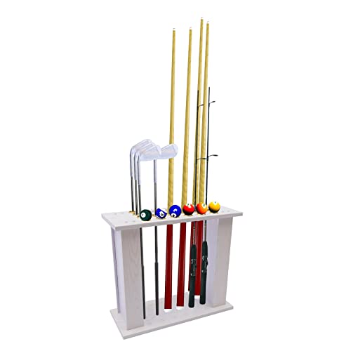 Club Organizer Holder Billiards & Pool Cue Rack, Corner Billiards Stick Display Stand Cues & Ball, Pool Sticks (style 2) - style: style 2