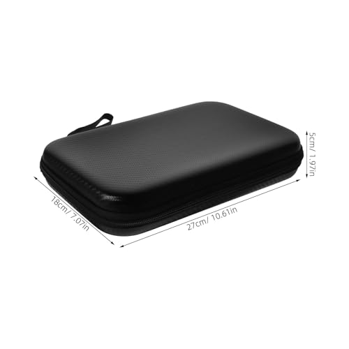 Cabilock Table Tennis Racket Case Hard Shell Protective Storage Bag with Fixed Compartment for Paddle and Ball, Portable Ping Pong Paddle Holder Suitable for Table Tennis Players