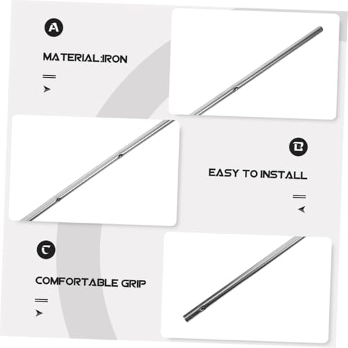 2pcs Foosball Table Replacement Rods Extended Steel Poles Operation Handles for Adult and Tabletop Soccer Game Accessories