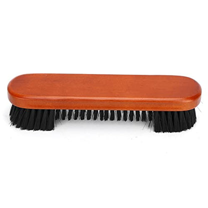 Yinhing 2 Pcs Pool Billiard Snooker Table Brush Set Premium PVC Wooden Handle Effective Rail and Felt Tool for Billiard Tables