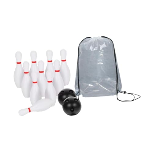 13 Pieces Kids Bowling Game Set Toy Bowling Pin and Ball Mini Indoor Outdoor Sports Game with Construction Suitable for Family Events Parties - size: 16cm
