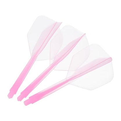 PATIKIL Integrated Dart Shaft & Flights, Pack Lightweight Plastic Dart Flight Set - color: Pink