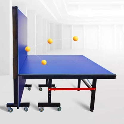 Weatherproof Outdoor Ping Pong Table, Competition Grade Indoor Outdoor Table Tennis Table with Mobile Wheels and Full Net Set - color: I