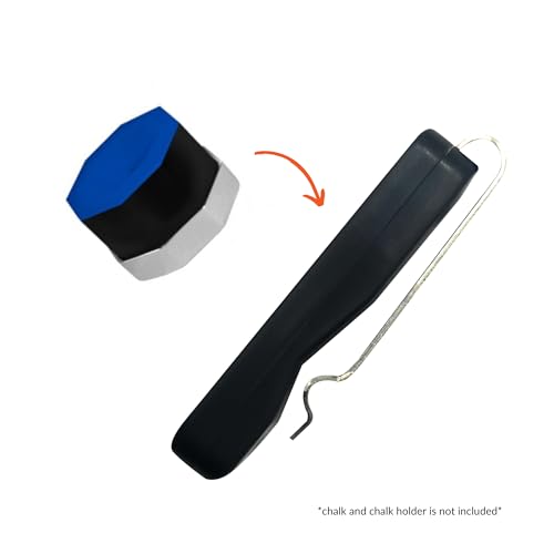 Beer City Billiards Magnetic Chalk Holder Clip - Super Strong Neodymium Belt Clip for Pool Chalk, Cue Chalk, Billiard Accessories - Fits All Magnetic Chalk Holders