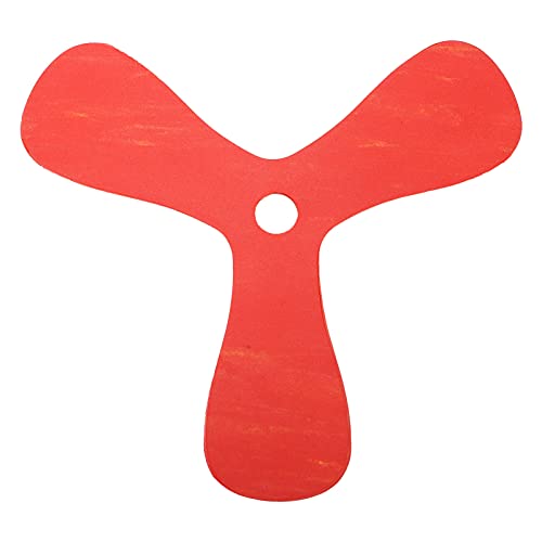 RiToEasysports Boomerang Toy, EVA Throw Catch Toy 3 Blade Flying Toy for Kids Outdoor ParentChild Interactive Game (Red)