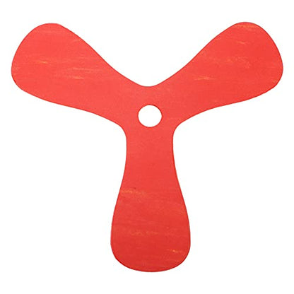 RiToEasysports Boomerang Toy, EVA Throw Catch Toy 3 Blade Flying Toy for Kids Outdoor ParentChild Interactive Game (Red)