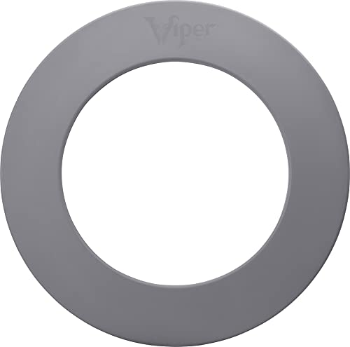 Viper by GLD Products Guardian Dartboard Surround Sisal/Bristle Steel-Tip Dartboard Wall Protector, Black, for 17.75” Steel tip Dart Board - color: Grey