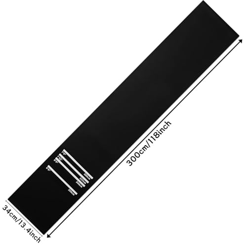 Dart Board Mat, Non-Slip Shock Absorbing Cushioned Pad, Protective Pad with 4 Throw Distances, 300x34cm Dart Floor Pads, Darts Carpet Mat for Family Playroom Bar Party Game Room Entertainment Fun - color: 06