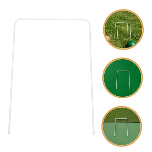 Holibanna 10pcs Croquet Wickets Wire Replacement Hoops for Lawn and Backyard Games Easy Setup for Family Fun and Skill Development