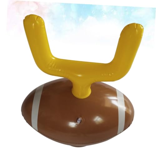 Luxshiny Inflatable Ring Toss Game Headdress for Adults Creative PVC Tossing Rings Fun Indoor Outdoor Party Activity Motor Skills Hand-Eye Coordination Enhancer