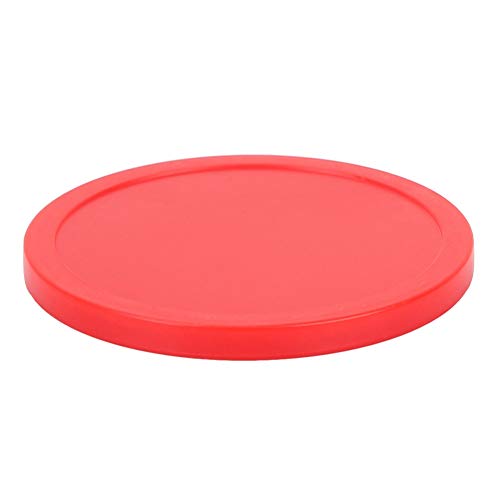 4 Pieces Plastic Air Hockey Pucks Replacement Round Pucks for Game Tables, Equipment, Accessories(（75mm）)